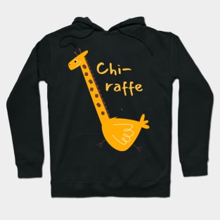 Funny, giraffe-chicken Hoodie